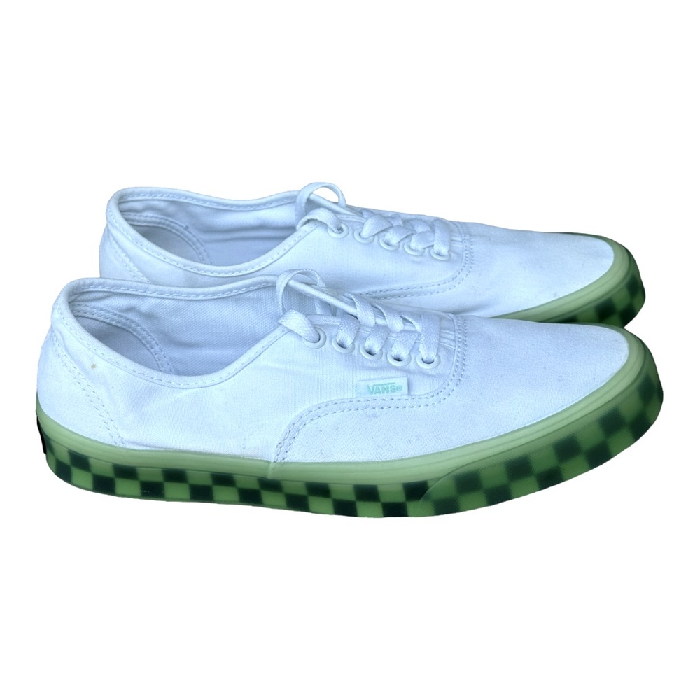 Vans Men's Low tops Translucent Skate Sneakers Green Ash  US Men 8 Women…‎